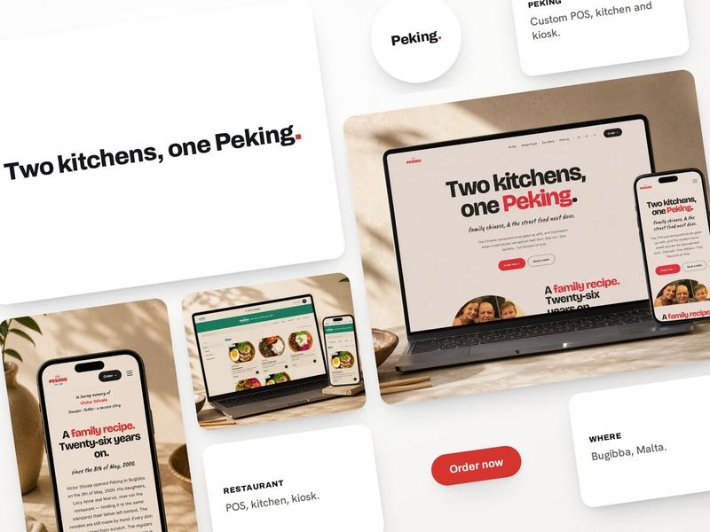 Peking, custom POS, kitchen display and kiosk system by Blinklabs